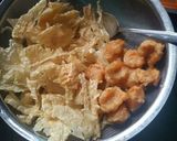 Foto langkah ke 6 dari resep Tumis Kembang Tahu, Jamur dan Baso Udang.