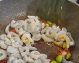 Foto langkah ke 3 dari resep Udang Petai Balado.