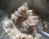 A picture of step 1 of Soyabeans halwa.