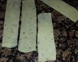 A picture of step 3 of Strips Roll samosa            iftar special.