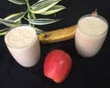 A picture of step 4 of Apple Banana Milk Shake.
