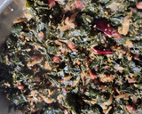 முருங்கைக்கீரை வேர்க்கடலை பொரியல் (Drumstick leaves peanut fry) ரெசிபி ஸ்டேப் 6 புகைப்படம்