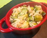 Foto del paso 8 de la receta: Risotto a la miel y mostaza con coles de Bruselas