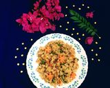 A picture of step 9 of Rava Upma.