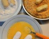 Foto langkah ke 3 dari resep Kroket keju melted.