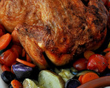 Foto del paso 1 de la receta: Pollo asado al vino y cerveza