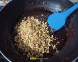 A picture of step 4 of Chocolate Walnut Fudge (Eggless).