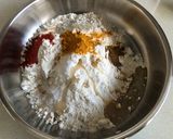 A picture of step 1 of Dal Dhokli / Spicy Wheat Flour Sheets In Lentil Curry.