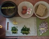 A picture of step 2 of Maggi Begedel.