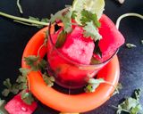 A picture of step 3 of Watermelon 🍉🍉🍉🍉😀🍉 salsa.