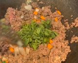 A picture of step 1 of Char Keow Teow with beef gravy.