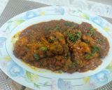 A picture of step 8 of Chatpata Chicken leg masala.