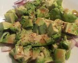 A picture of step 5 of Avocado Salad.