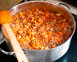 Bolognai lencsével (vegán, gluténmentes, húsmentes, vegetáriánus, IR barát) recept fázis 3 fotója