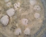 Foto del paso 7 de la receta Espaguetis con Almejas y Gambones en Salsa Verde