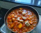 A picture of step 3 of Veg. Pardaya Biryani.