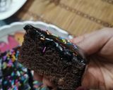 A picture of step 4 of Chocolate cake without egg.