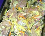 Foto langkah ke 2 dari resep Pepes gabus bumbu iris.
