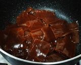 A picture of step 3 of Qamar Al din orange juice.