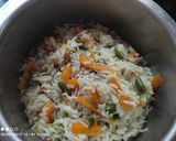 A picture of step 7 of Mixed Veg Fried Rice in Pressure cooker.