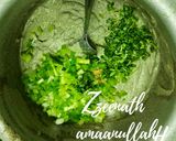 A picture of step 2 of Split Black Gram and Methi Medu Vadas.