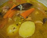 A picture of step 3 of Protein Rich Healthy Chicken Stew With Garlic Bread.