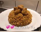 صورة لخطوة 7 من وصفة كبسة بمكعبات الدجاج 😍