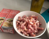 Foto del paso 1 de la receta: Spaghetti con salsa de cebolla y bacon ahumado