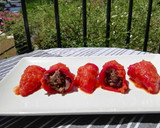 Foto del paso 9 de la receta: Pimientos rellenos de morcilla vegana