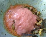 A picture of step 2 of Tomato Mushroom pulao with spiced buttermilk.