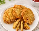 Foto langkah ke 5 dari resep Tempe Katsu - crispy, enak dan nagih.