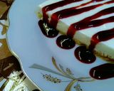 صورة لخطوة 7 من وصفة تشيز كيك بصوص الفراولة 🍓