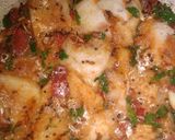 A picture of step 4 of Masala pav.