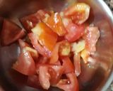 A picture of step 2 of Tomato Chutney with nuts.