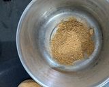 A picture of step 4 of Chatpata kand(purple yam).