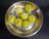 A picture of step 1 of Amla juice.