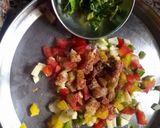 A picture of step 5 of Sago bowl chaat.