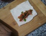 A picture of step 2 of Cheesy Vegetable Rolls.
