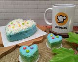Foto langkah ke 7 dari resep Bolu kukus ombre love in blue.