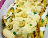 A picture of step 5 of Pizza friess.