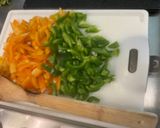 Une image de l'étape 8 de Curry de légumes sautés au gingembre et coriandre.