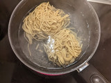 Butter chicken and Vegetable Noodles