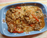 Foto del paso 7 de la receta: Carne guisada con arroz y con cabellos de ángel