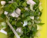 A picture of step 1 of Spring Onion Kofta Curry.