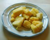 A picture of step 1 of Pineapple Sorbet.