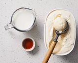 A picture of step 1 of Enhancing vanilla milkshake🍒🍒🍒.