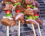 A picture of step 3 of Liver kebab.