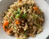 รูปขั้นตอนการทำที่ 8 ของ ข้าวผัดไข่ผักรวม