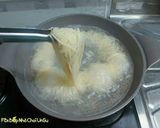 Hình bước làm 2 của món Mì trộn kim chi 김치비빔국수