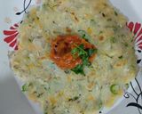 A picture of step 9 of Rice masala roti.
